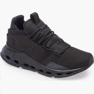 On cloudnova running sneakers